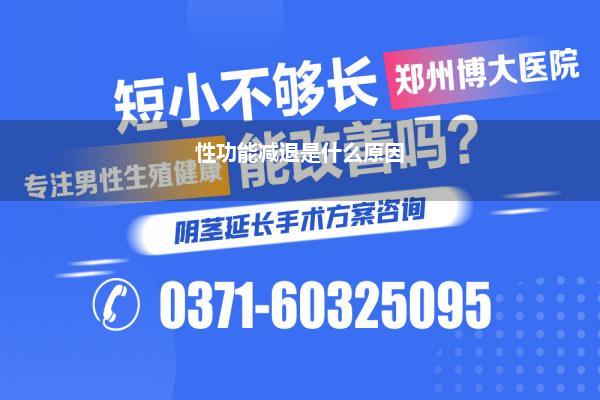 为啥男东说念主性功能差是怎样回事(40岁男东说念主性功能着落怎样回事)